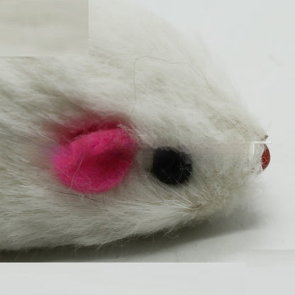 Cat Supplies 2-inch Rabbit Skin Mouse Self-Hi Toy