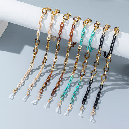 Ethnic Style, Simple And Individual Acrylic Eyeglass Chain, Neckband, Eyeglass Rope