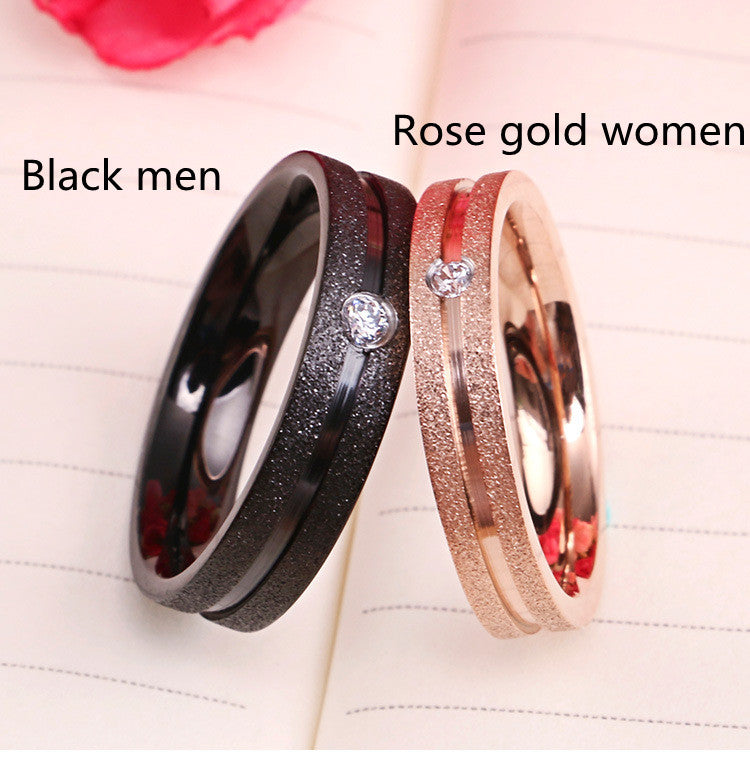 Couple Rings Japanese And Korean Style Rose Gold Bracelets