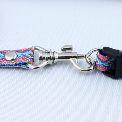 Pet Dog Traction Rope Ethnic Style Woven Collar