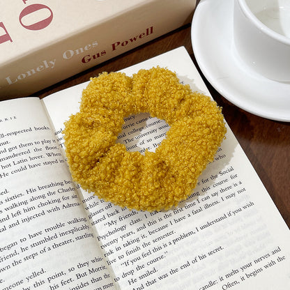 Cute Plush Large Intestine Hair Ring