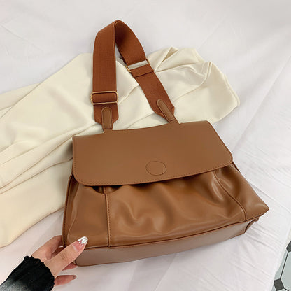 Women's Korean Style Pleated Tote | Large Shoulder Bag