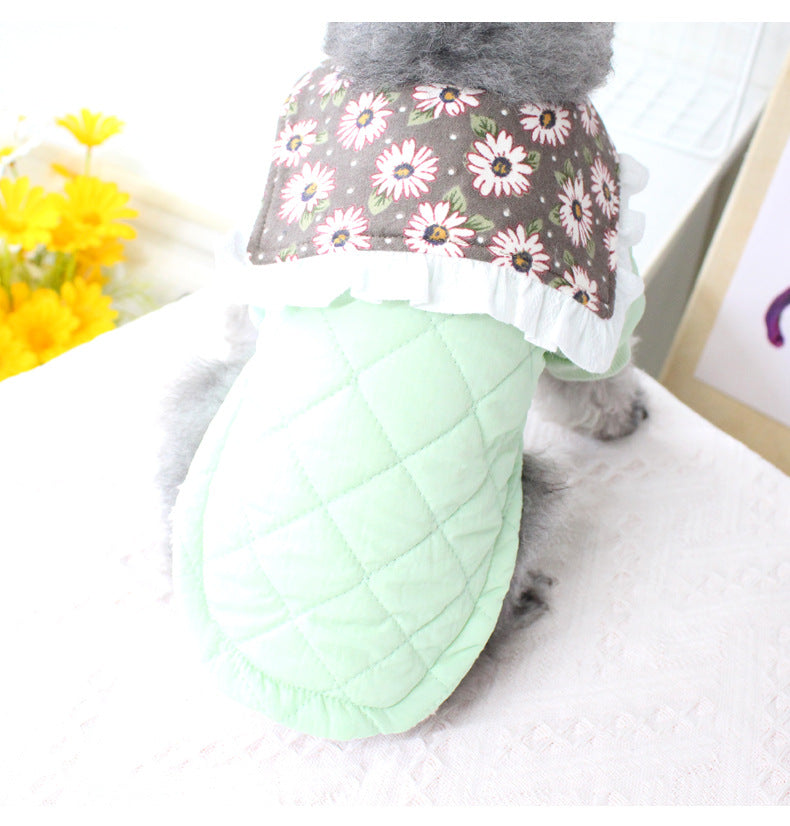 Pet  Winter Clothes Puppy Dog Clothes Small Dog Teddy Collar