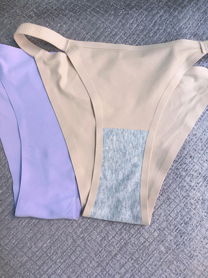 5pcs Seamless Women's Bikini Panties - Comfortable, Stretchy Nylon/Elastane Blend, Low-Rise, Solid Color in Casual to Yoga Fitness Wear, Breathable & Soft