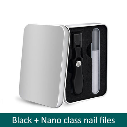 Splash Resistant Stainless Steel Nail Clippers With Large Openings