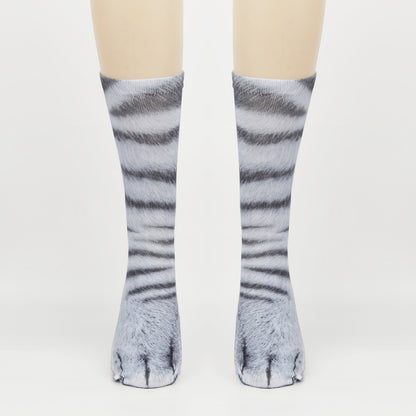 3D Animal Foot Print Socks Printed Socks