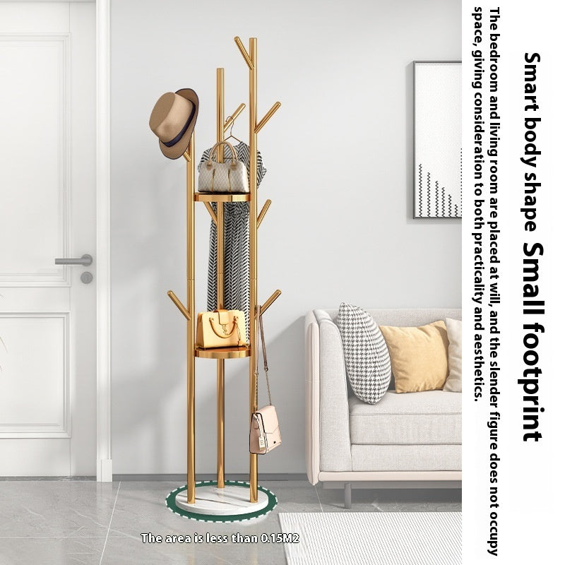 Luxury Marble & Metal Wall Shelf - Modern Floating Storage Organizer for Living Room & Bedroom