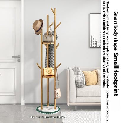 Luxury Marble & Metal Wall Shelf - Modern Floating Storage Organizer for Living Room & Bedroom