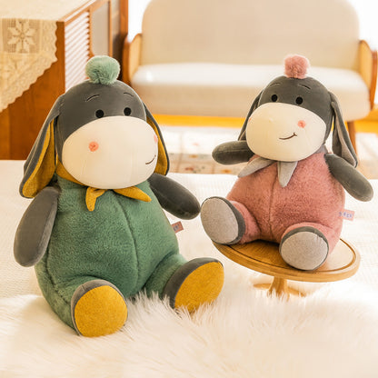 Creative And Cutesy Taro-flavored Donkey Plush Toy