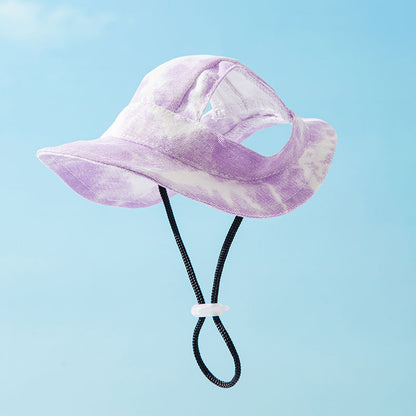 Pet Hat Cute Leaking Ears Anti-fall Off