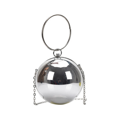 Women's Acrylic Small Round Bag