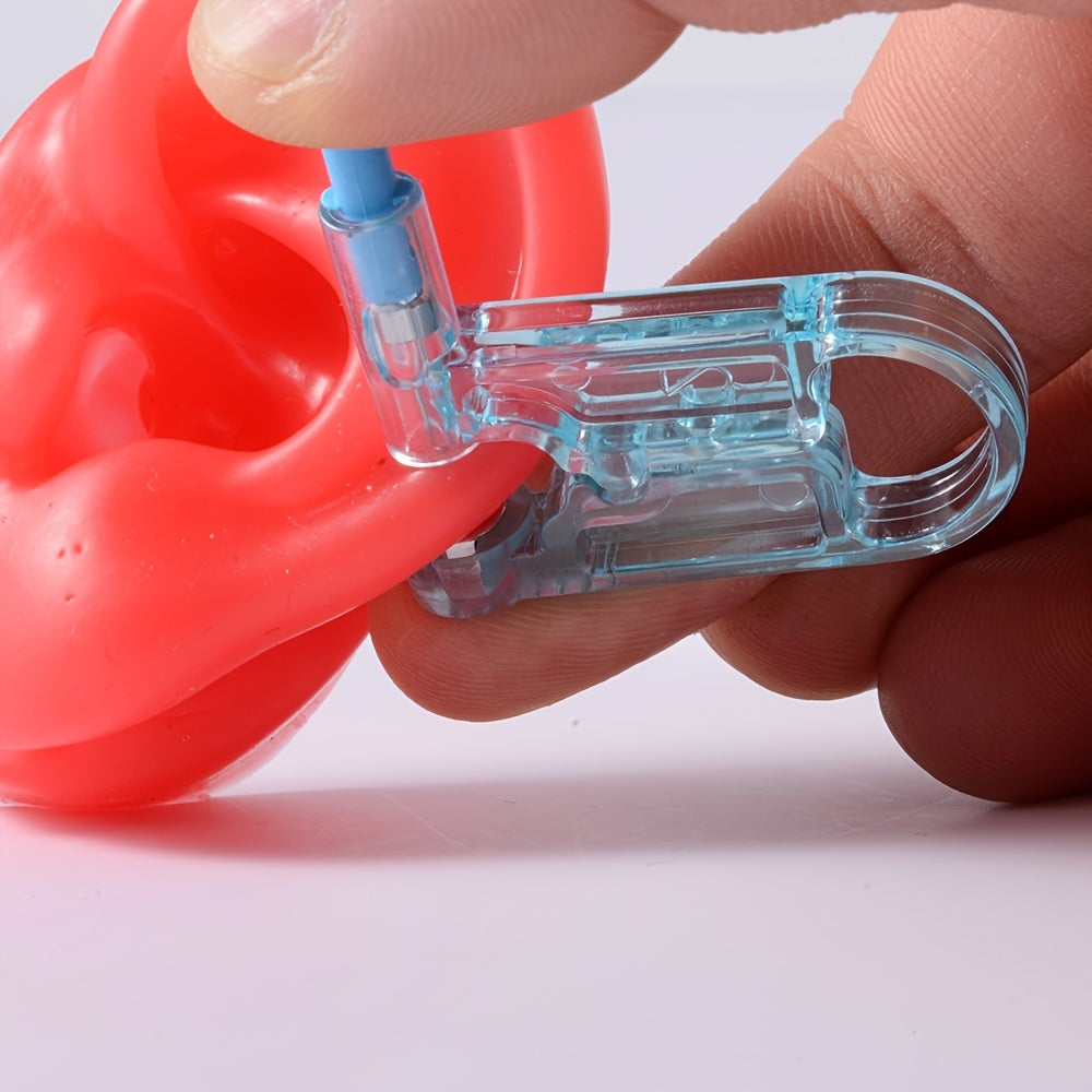 [3 PCS Piercing Tool Set] 3 PCS Piercing Tool And Steel Ball Stud Earrings Set, Stud Tool Piercing Tool Safety Piercing Tool CZ Piercing Tool Set