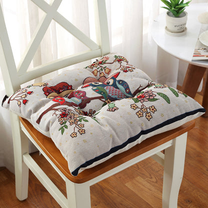 Thickened Non-slip Chair Cushion Tatami Children's Heightened Dining Chair Cushion Solid Wood Stool Car Seat Cushion