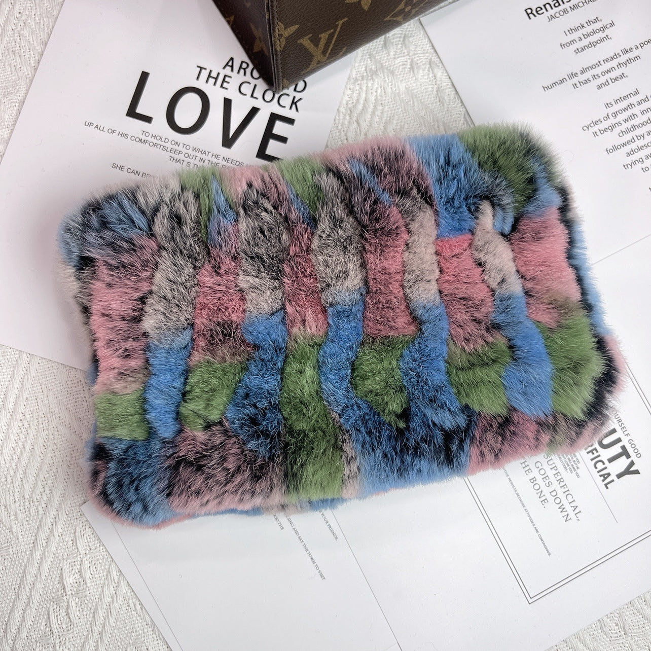 Women's Versatile Fur Snood Warm Scarf