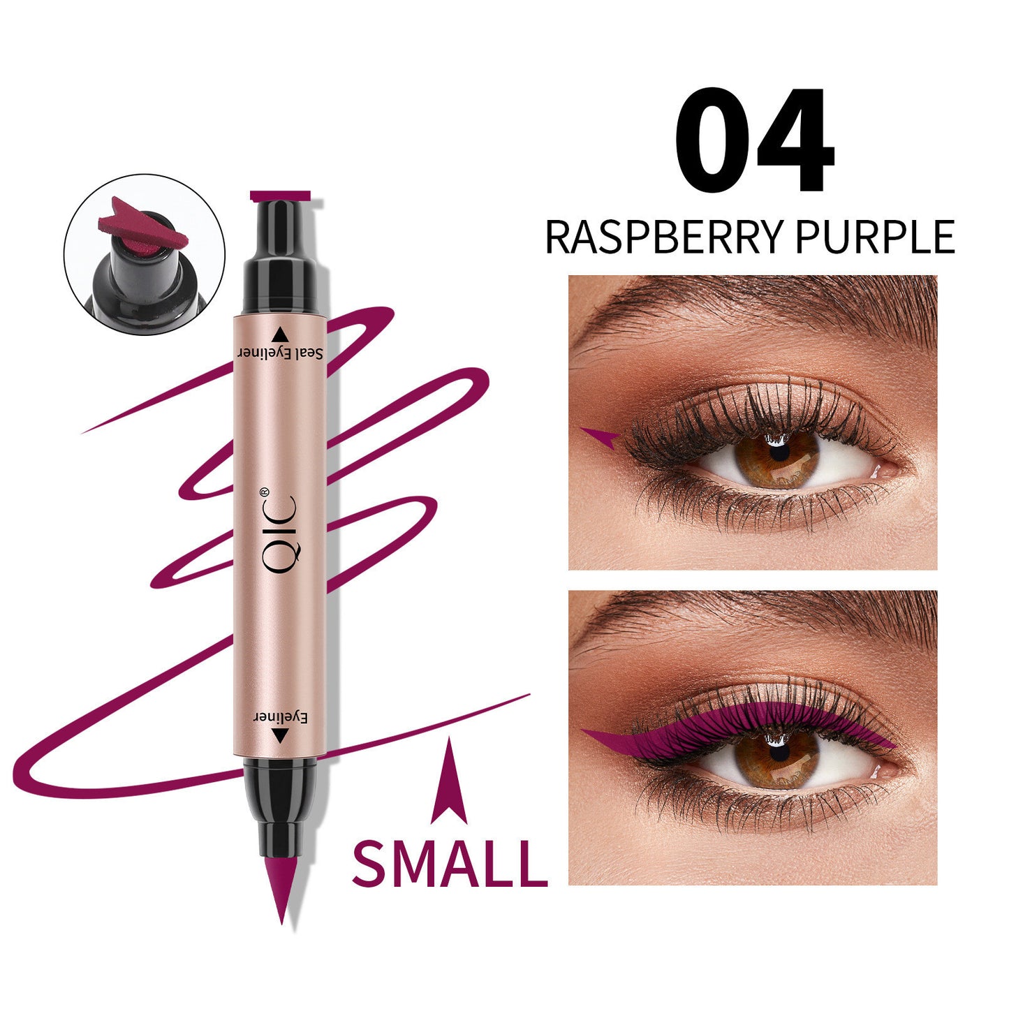 Color Stamp Double-ended Delta Wing Eyeliner