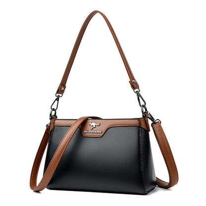 One Shoulder Soft Leather Small Square Stitching Women's Cross-body Bag - Premium Designer Style