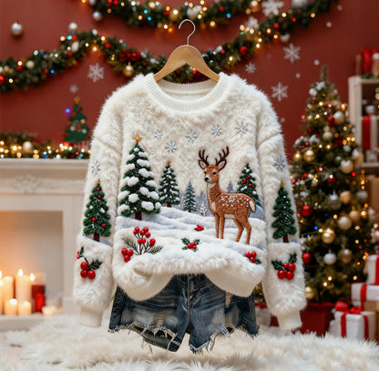 Women's Thick Fleece Hoodie With Multiple Patterns And A Personalized Style