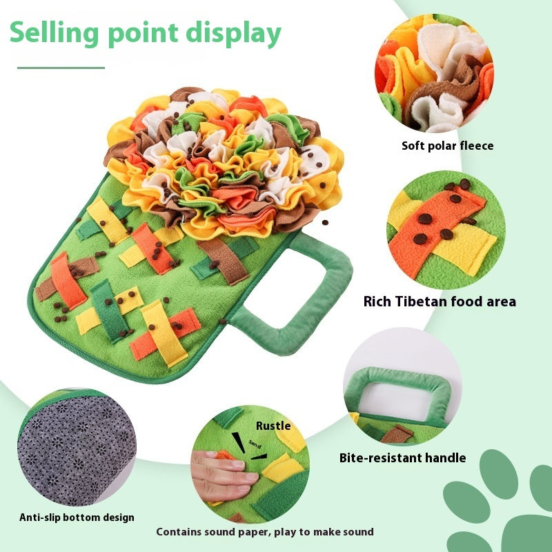 Pet Dog Sniffing Pad Relieving Stuffy And Hiding Food Slow Food Training Toys