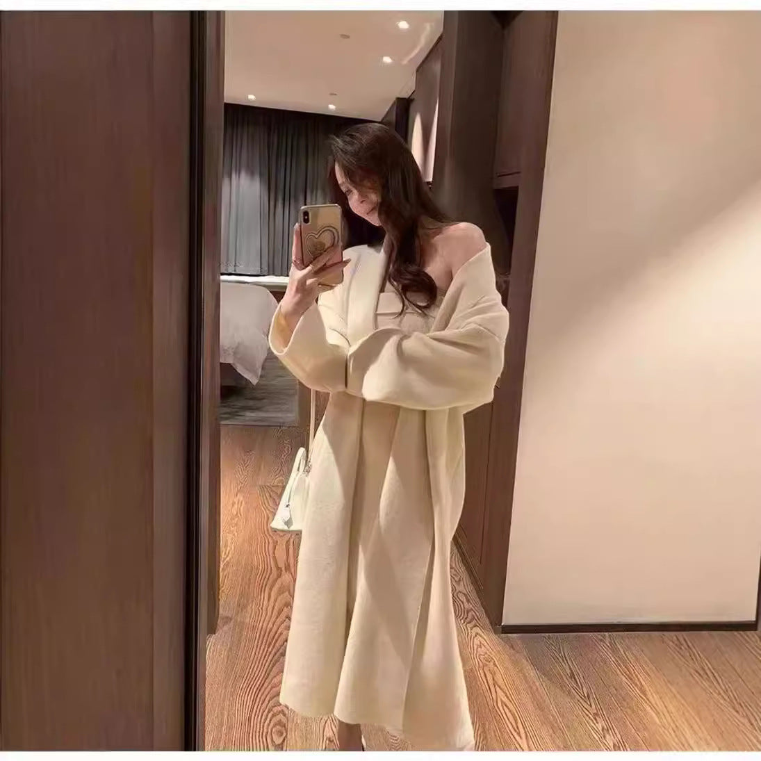 Women's Knitted Cardigan Dress Sweater Suit