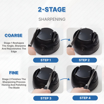 Professional Electric Knife Sharpener - 4-Stage Sharpening System by WANVOAPLS