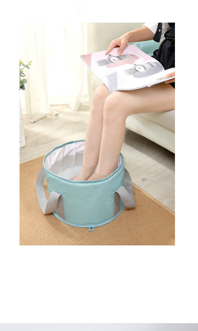 Portable Foot Soaking Tub with Handle, Suitable for Fishing, Travel, and Camping, Insulated Foldable Foot Bath, Travel Foldable Foot Soaking Bag, Foot Soaking Tub, Portable Foot Soaking Tub