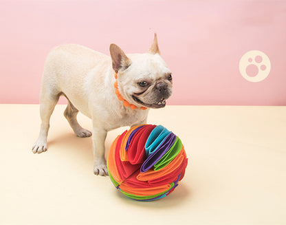 The Pet Dog Smells And Leaks The Food Ball Foldable