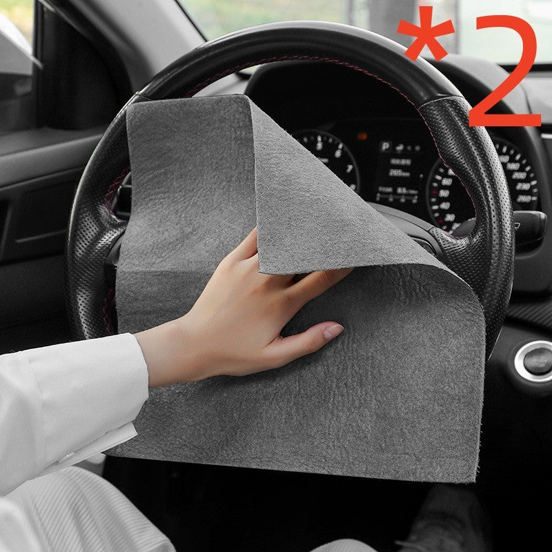 Premium Microfiber Glass Cleaning Cloth - Streak-Free Mirror & Window Cleaner - Water Absorbent Magic Wipe