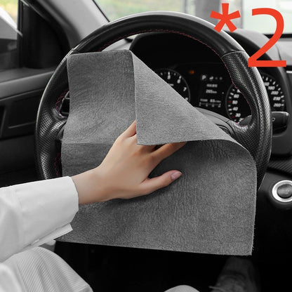 Premium Microfiber Glass Cleaning Cloth - Streak-Free Mirror & Window Cleaner - Water Absorbent Magic Wipe