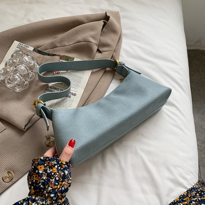 Simple Solid Color One-shoulder Messenger Women's Bag