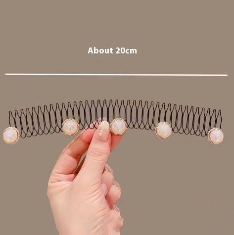 Back Head Invisible Inverted Hair Comb Forehead Hair Band