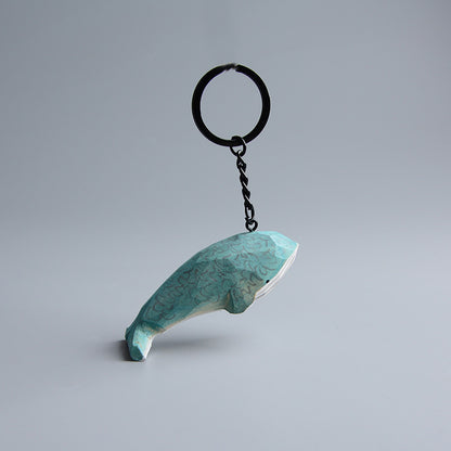 Handmade Wooden Cat Figurine - Artisan Carved Wood Cat Sculpture Home Decor Gift