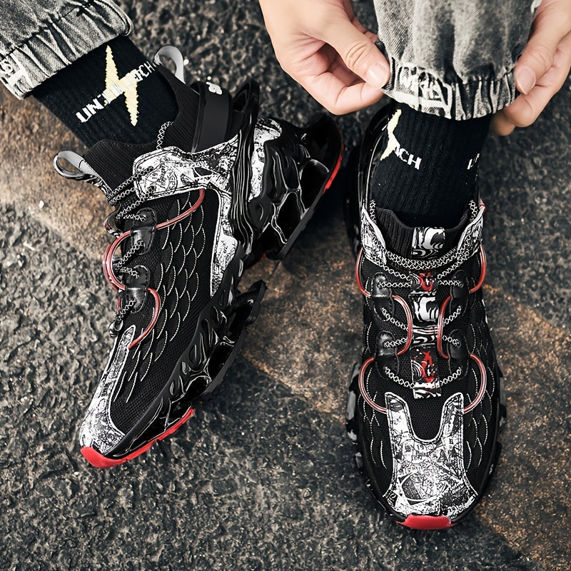 Men'S Casual Sports Shoes, Luxurious Tennis Trainers, Breathable Fashion Loafers, And Lightweight Running Shoes with Shock-Absorbing Features.