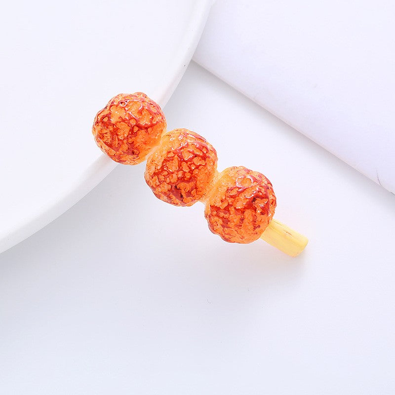 Funny Ribs Kebabs Fried Dumplings Diy Ornament Accessories