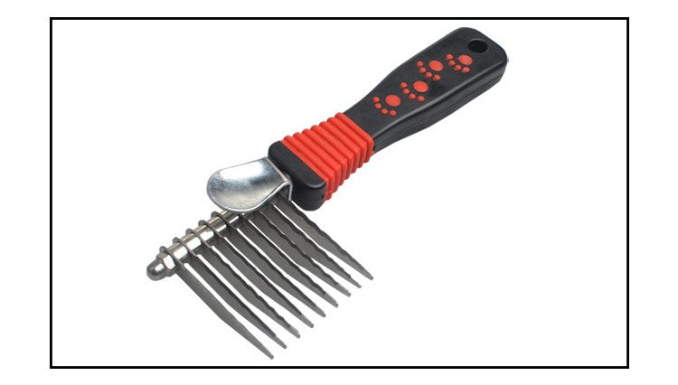 Pet dog hair removal comb