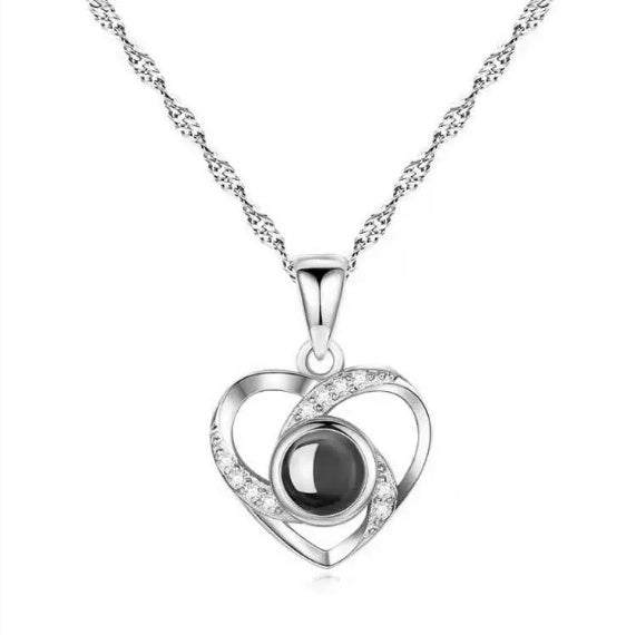 Letter Projection Mother's Day Love Gift Necklace