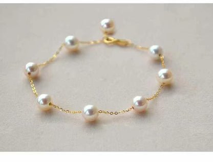 Starry Sky Shell Pearls Couple Valentine's Day Gift Necklace
