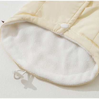 Winter Fleece Cat Clothes, Winter Bow Warm Down Jackets, Anti-shedding Pet Clothes For Kittens And Dogs