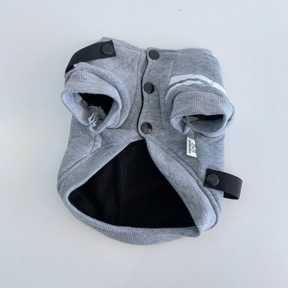 Autumn And Winter New Dog Sleeved Cotton Coat Two Feet Hoodie Pet Clothes