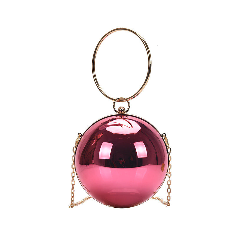 Women's Acrylic Small Round Bag