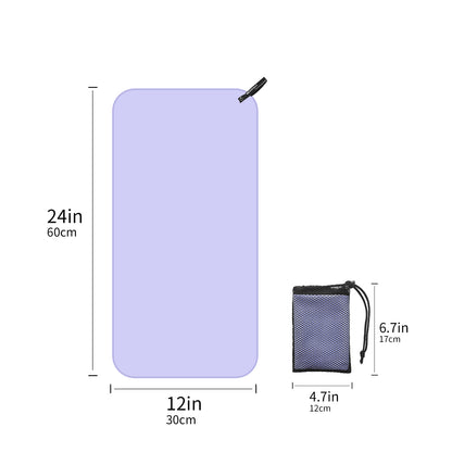 Quick Drying Absorbent 1pc Mutao Microfiber Towel - With Mesh Bag For Camping, Gym Yoga, Backpacking, Hiking