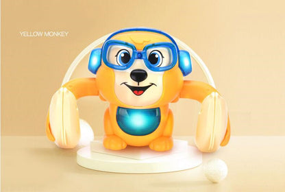 Sounding, Rolling And Somersault Monkey Electric Toy