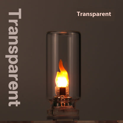 USB LED Flame Candle Light - Realistic Flickering Atmosphere Lamp