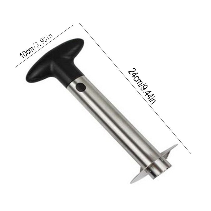 1pc Stainless Steel Pineapple Corer & Slicer: The Ultimate Household Kitchen Gadget for Fruit Core Removal!