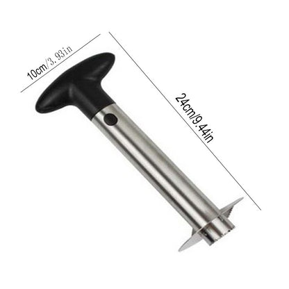 1pc Stainless Steel Pineapple Corer & Slicer: The Ultimate Household Kitchen Gadget for Fruit Core Removal!