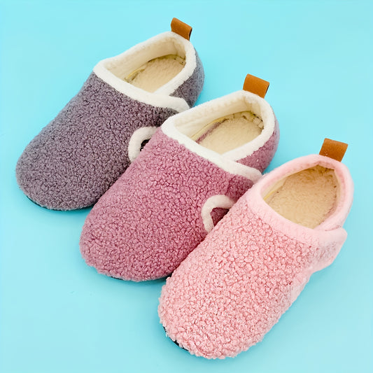 [Popular Choice] Adorable Cartoon Baby Girl Footwear - Soft, Warm for Spring/Fall | Cozy Toddler Indoor Slippers with Non-Slip TPR Sole