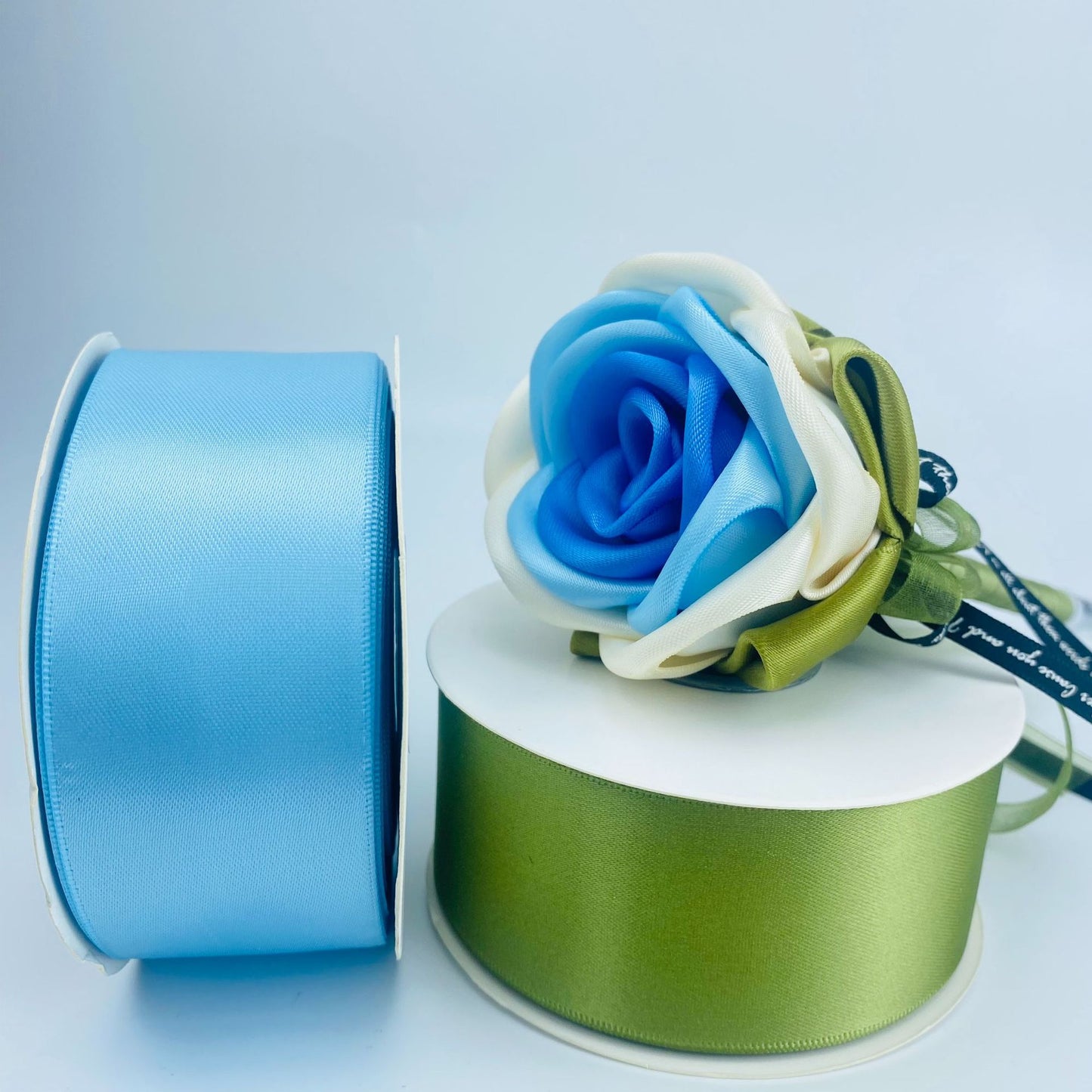 Double-sided Bright Thickened Dacron Ribbon Chinese Valentine's Day Bouquet Gift Box Package Ribbon