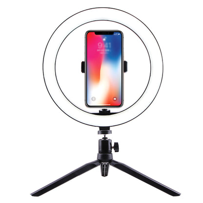 26cm LED Ring Light with Tripod Stand & Phone Clip - Professional Studio Lighting for Photography, Video & Live Streaming