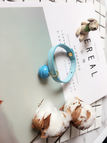 Candy-colored necklace pet bell