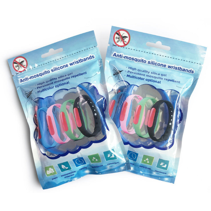 Plant Essential Oil Mosquito Repellent Silicone Bracelet