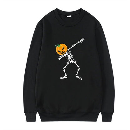 Women's Creative Leisure Printed Crew Neck Top